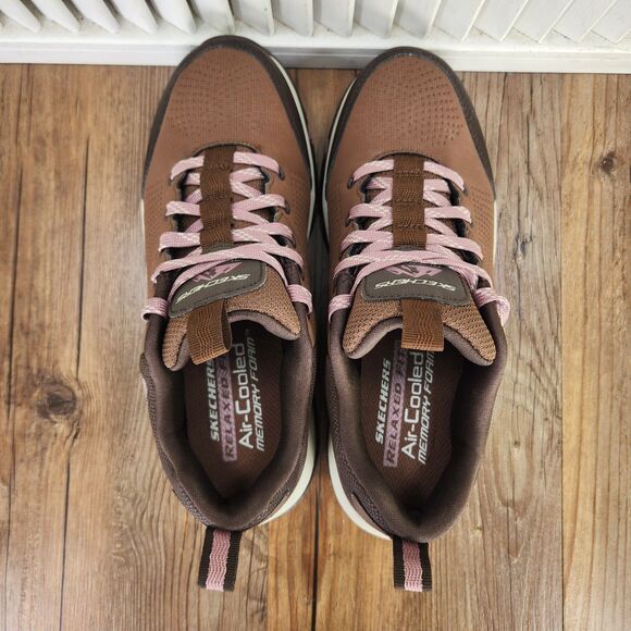 Skechers Trego Trail Destiny Women's 8 Brown Water Resistant Hiking Shoes 180006 - Picture 5 of 9